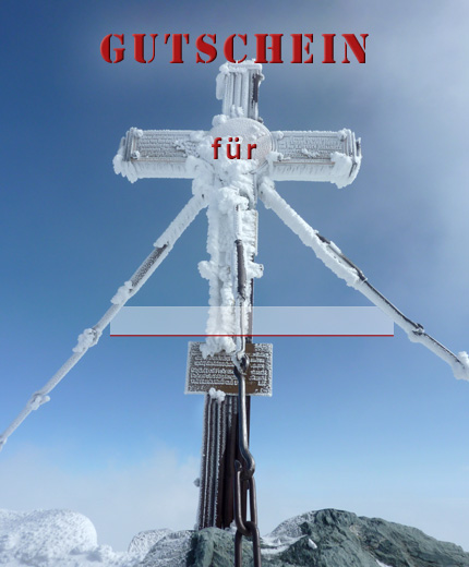 Gutschein - Bild Gipfelkreuz
